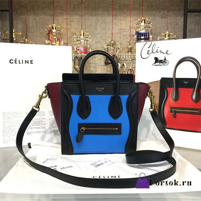 Celine Leather Namo Luggage Z964 20cm  - 1