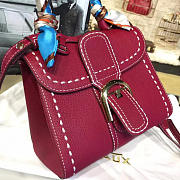 Delvaux Mini Brillant Satchel Red 1480 20cm - 4