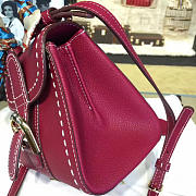 Delvaux Mini Brillant Satchel Red 1480 20cm - 3