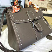 Delvaux MM Brillant Satchel Gray 1488 28cm  - 4