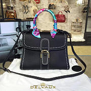 Delvaux MM Brillant Satchel Black 1489 28cm  - 1