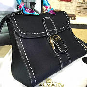 Delvaux MM Brillant Satchel Black 1489 28cm  - 4