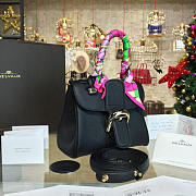 Delvaux Mini Brillant Satchel Leather Black 1509 20cm - 5