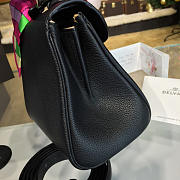 Delvaux Mini Brillant Satchel Leather Black 1509 20cm - 2