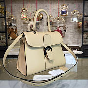 Delvaux MM Brillant Satchel Apricot 1515 28cm - 3