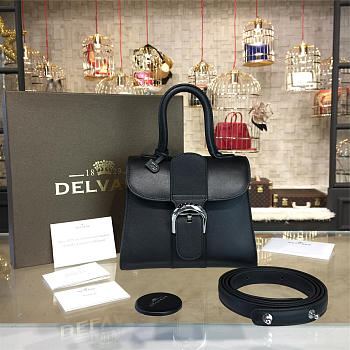 Delvaux Mini Brillant Satchel Black 1521 20cm