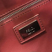 Fendi Shoulder Bag Red Wine 23cm - 6