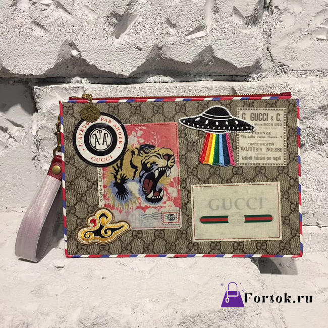 Gucci GG Leather Clutch bag Z06 30.5cm - 1