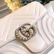 Gucci Marmont Bag White 2635 21.5cm - 6