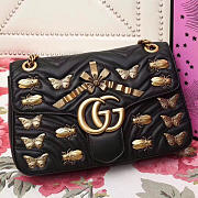 Gucci Marmont Black Bag 2654 31cm - 4