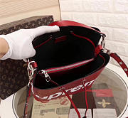 Louis Vuitton Supreme Bucket Bag Red M44022 - 2