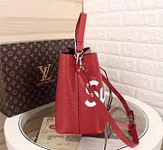 Louis Vuitton Supreme Bucket Bag Red M44022 - 4