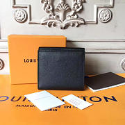  Louis Vuitton LOCKME II COMPACT WALLET Black 3170 - 3