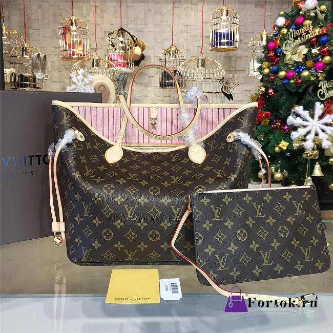 LOUIS VUITTON Monogram NEVERFULL MM 3299 32cm  - 1