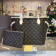 LOUIS VUITTON Monogram NEVERFULL MM 3299 32cm  - 4