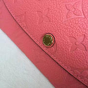 Louis Vuitton EMILIE WALLET Monogram Empreinte Leather 3408 19cm - 3