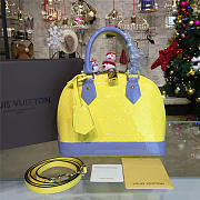 LOUIS VUITTON ALMA BB Monogram Vernis Leather 3560  - 1