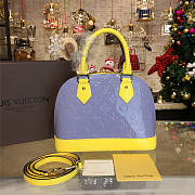LOUIS VUITTON ALMA BB Monogram Vernis Leather 3560  - 6