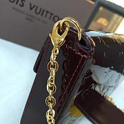 Louis Vuitton POCHETTE FELICIE Amarante 3563 21cm - 5