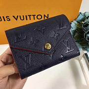 Louis Vuitton Victorine Wallet Marine Rouge 3779 12cm - 2