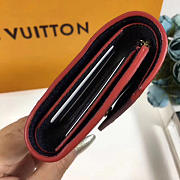 Louis Vuitton Victorine Wallet Marine Rouge 3779 12cm - 5