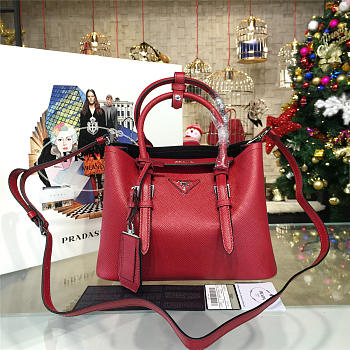 Prada double bag 410626.5cm 