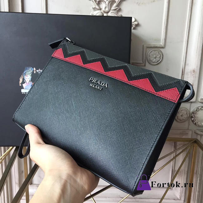 Prada Leather Clutch Bag 4284 23.5cm - 1