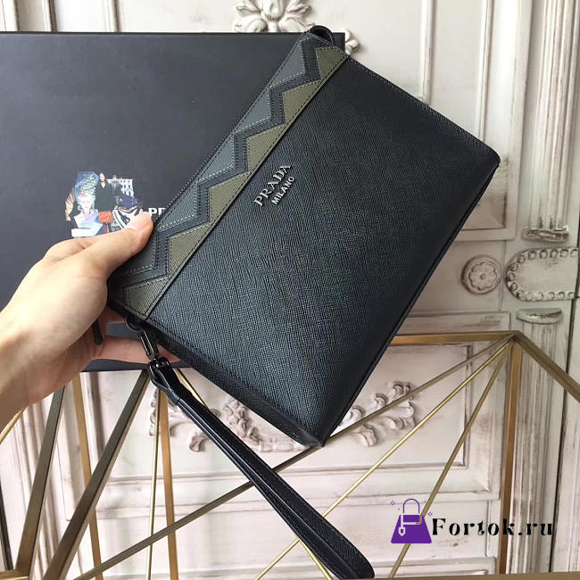 Prada Leather Clutch Bag 4312 23.5cm - 1