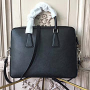 PRADA Leather Briefcase 4325 - 6