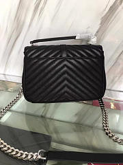 YSL MONOGRAM COLLEGE Silver 4787 24cm - 5