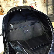 YSL Monogram Backpack Crocodile Leather Black 4803 31cm  - 5