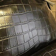 YSL Monogram Backpack Crocodile Leather Black 4803 31cm  - 2