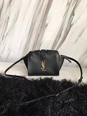 YSL Toy Cabas Crossbody Leather Black 4847 16cm  - 1