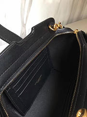 YSL Toy Cabas Crossbody Leather Black 4847 16cm  - 6