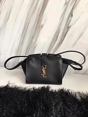 YSL Toy Cabas Crossbody Leather Black 4847 16cm  - 5