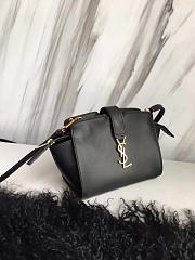 YSL Toy Cabas Crossbody Leather Black 4847 16cm  - 2