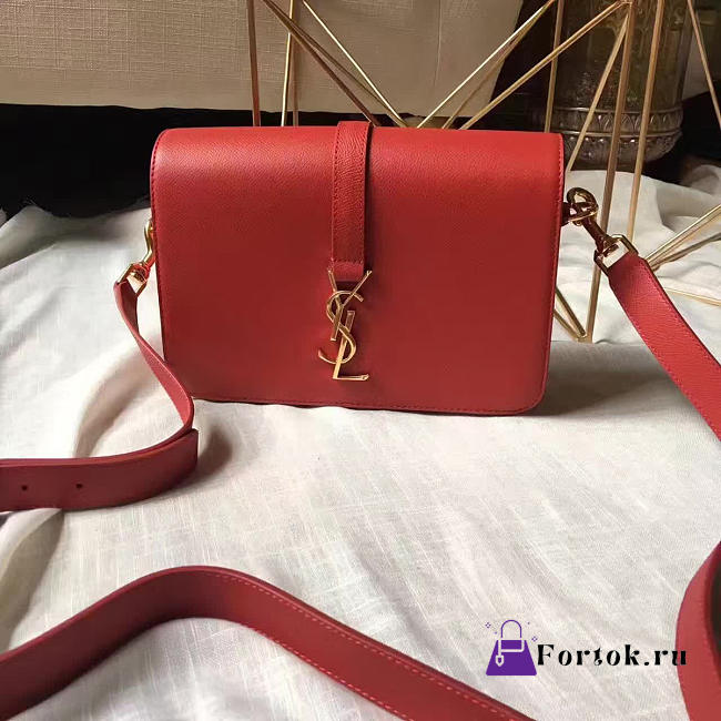 YSL CLASSIC Large UNIVERSITÉ Red 4935 25cm  - 1