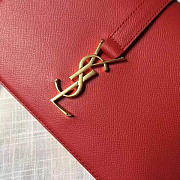 YSL CLASSIC Large UNIVERSITÉ Red 4935 25cm  - 2