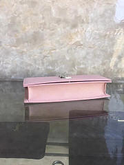 YSL MONOGRAM KATE Clutch GRAIN DE POUDRE EMBOSSED Pink 4948 25cm  - 3