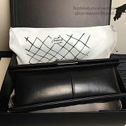 Chanel Quilted Calfskin Large Boy Bag Black A14042 VS02171 20cm - 3