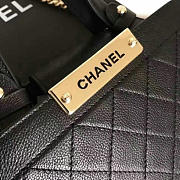 Chanel Shopping Bag Black A93732 21cm - 3