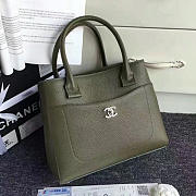 Chanel Calfskin Large Shopping Bag Green A69929 VS01555 - 5