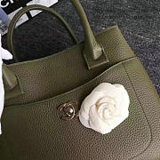 Chanel Calfskin Large Shopping Bag Green A69929 VS01555 - 2