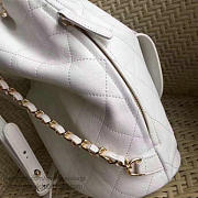 Chanel Calfskin Gold-Tone Metal Backpack White A98235 30cm - 4