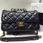 Chanel Quilted Calfskin Perfect Edge Gold Black A14041 26.5cm - 2