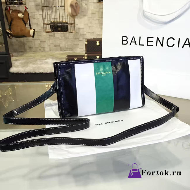 BALENCIAGA BAZAR STRAP CLUTCH - 1