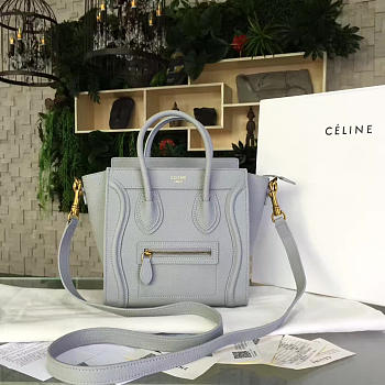 Celine Leather Nano Luggage Z965 20cm 