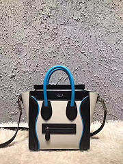 Celine Nano Luggage  Leather Shoulder Bag Z1000 20cm - 1