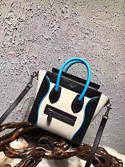 Celine Nano Luggage  Leather Shoulder Bag Z1000 20cm - 2