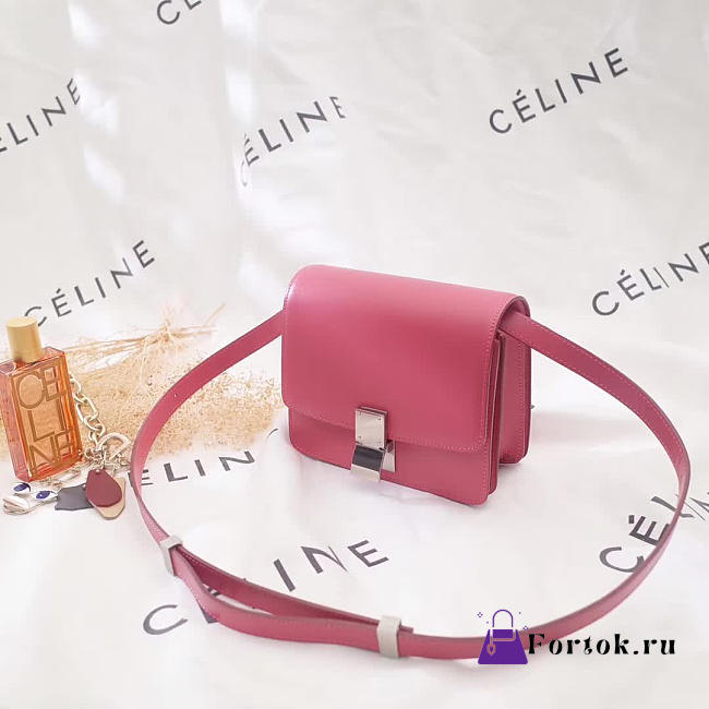 Celine Leather Classis Box Z1126 16cm - 1